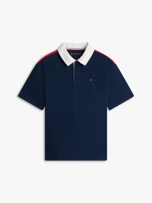 Детские свитеры Tommy Hilfiger Kids' Colorblock Rugby Polo — фото 5