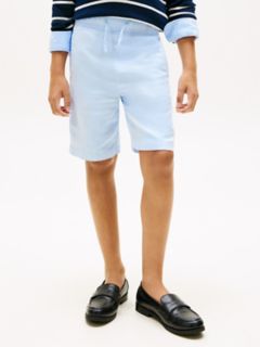 Kids' Linen-Blend Short — Sweet Blue 1