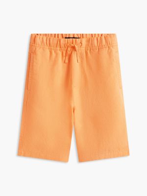 Детские брюки Tommy Hilfiger Kids' Linen-Blend Short — фото 5