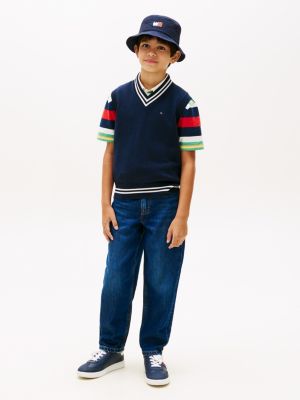 Kids' Barrel Jean, Dark Wash