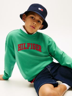 Детские худи Tommy Hilfiger Kids' Varsity Logo Sweatshirt — фото 2