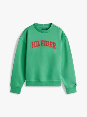 Детские худи Tommy Hilfiger Kids' Varsity Logo Sweatshirt — фото 5