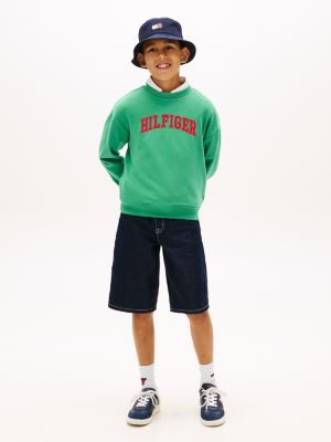 Детские худи Tommy Hilfiger Kids' Varsity Logo Sweatshirt — фото 3