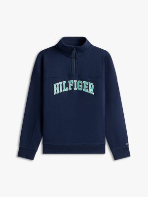 Детские худи Tommy Hilfiger Kids' Varsity Quarter-Zip Sweatshirt — фото 5