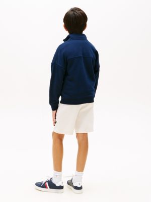 Детские худи Tommy Hilfiger Kids' Varsity Quarter-Zip Sweatshirt — фото 4