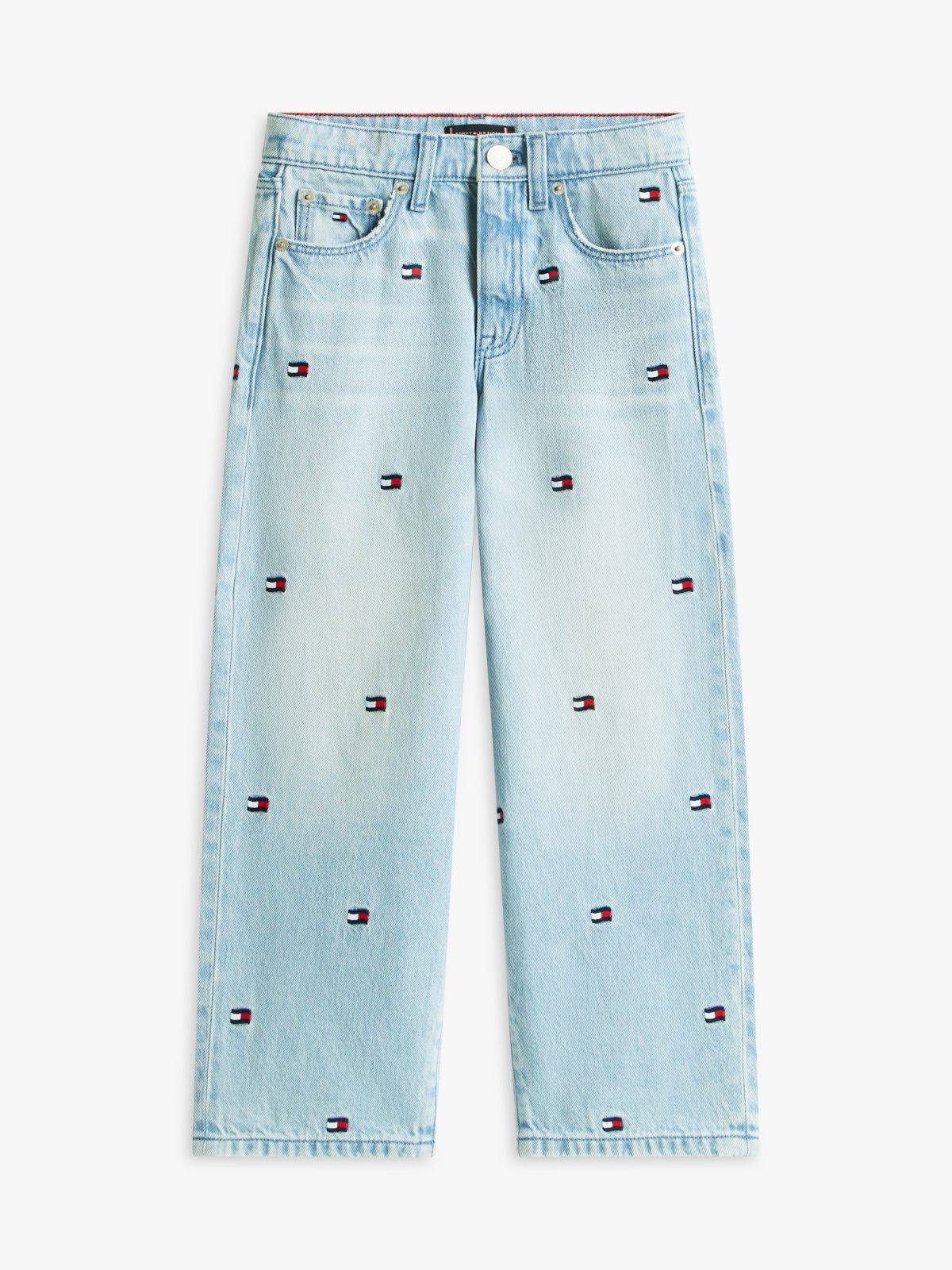 Kids' Allover Wavy Flag Logo Baggy Jean — Critterwavyflags