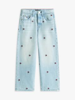 Kids' Allover Wavy Flag Logo Baggy Jean — Critterwavyflags 6