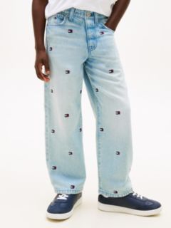 Kids' Allover Wavy Flag Logo Baggy Jean — Critterwavyflags 2