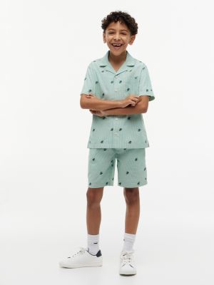 Детские брюки Tommy Hilfiger Kids' Monogram Logo Striped Short — фото 2
