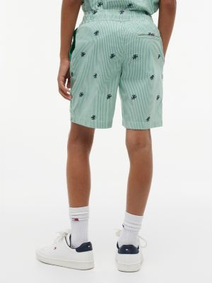 Детские брюки Tommy Hilfiger Kids' Monogram Logo Striped Short — фото 4
