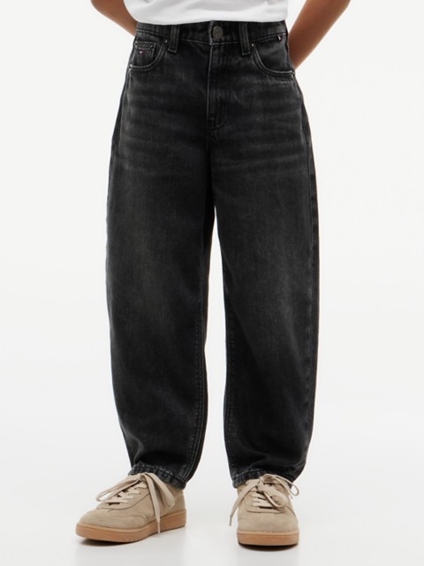 Детские джинсы Tommy Hilfiger Kids' Black Wash Barrel Jean