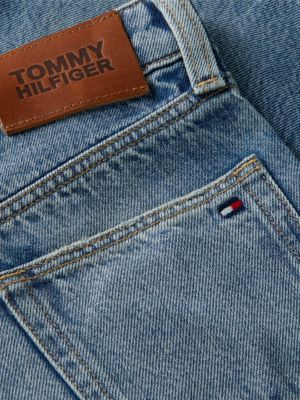 Детские джинсы Tommy Hilfiger Kids' Medium Wash Distressed Barrel Jean — фото 6