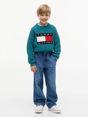 Детские джинсы Tommy Hilfiger Kids' Medium Wash Baggy Sailor Jean — фото 2