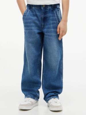 Kids' Medium Wash Baggy Sailor Jean, Medium Denim