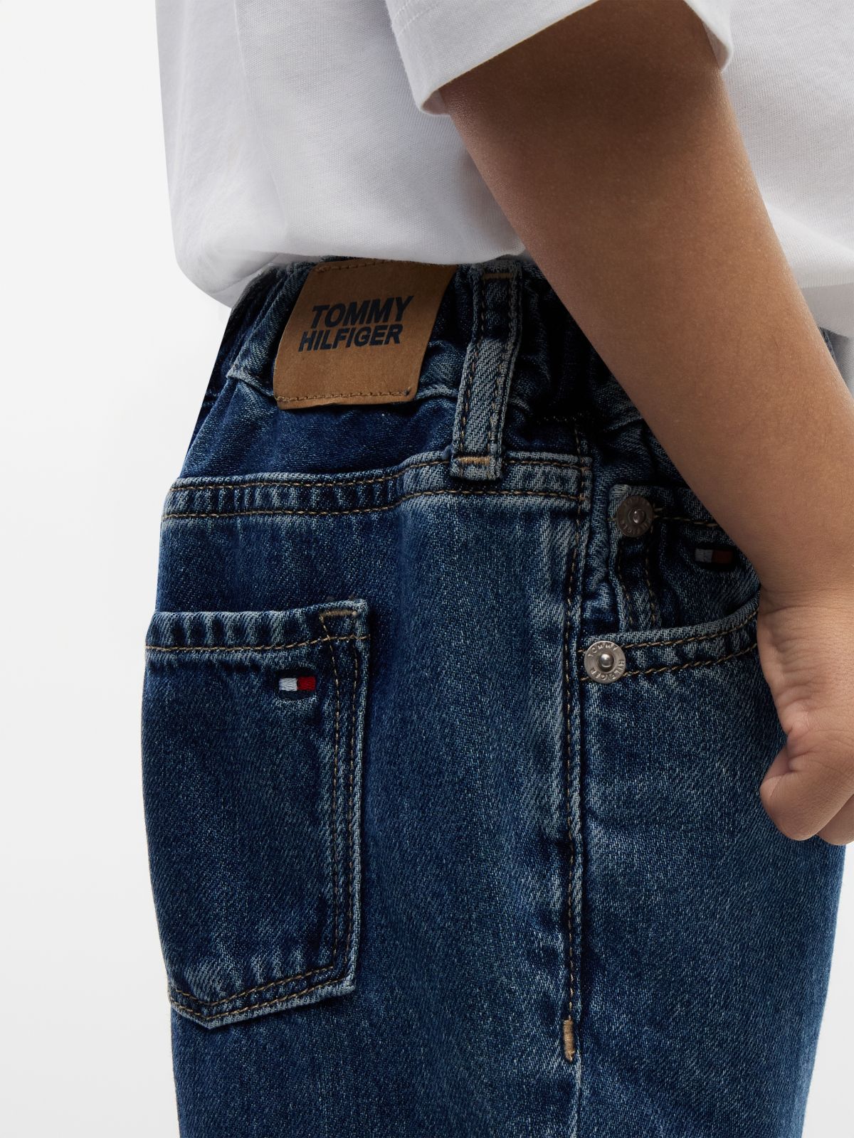 Kids' Medium Wash Pull-On Jean — Medium Denim