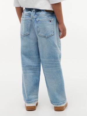 Детские джинсы Tommy Hilfiger Kids' Wide Leg Pull-On Jean — фото 4