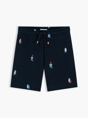 Детские брюки Tommy Hilfiger Kids' Nautical Logo T-Shirt & Short Set — фото 6