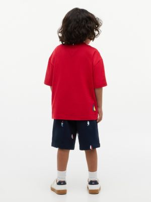 Детские брюки Tommy Hilfiger Kids' Nautical Logo T-Shirt & Short Set — фото 4