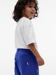Kids' Nautical Logo T-Shirt & Short Set — White 3