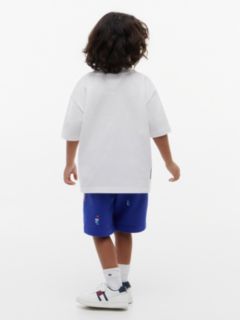 Kids' Nautical Logo T-Shirt & Short Set — White 4