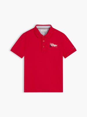 Детские свитеры Tommy Hilfiger Kids' Sailing Logo Interlock Polo — фото 5