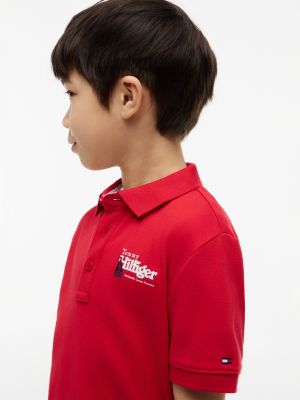 Детские свитеры Tommy Hilfiger Kids' Sailing Logo Interlock Polo — фото 3
