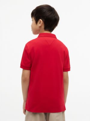 Детские свитеры Tommy Hilfiger Kids' Sailing Logo Interlock Polo — фото 4