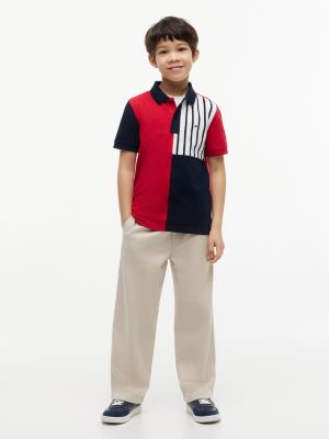 Детские топы Tommy Hilfiger Kids' Colorblock Polo — фото 2