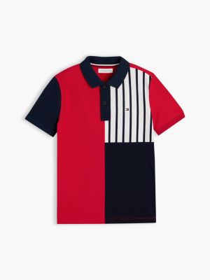 Детские топы Tommy Hilfiger Kids' Colorblock Polo — фото 5
