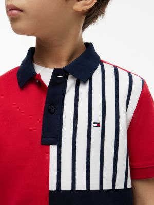 Детские топы Tommy Hilfiger Kids' Colorblock Polo — фото 3