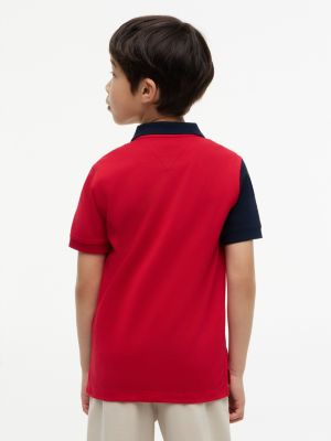 Детские топы Tommy Hilfiger Kids' Colorblock Polo — фото 4