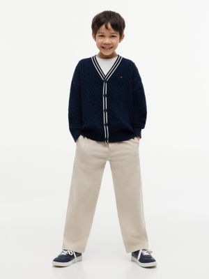 Детские кардиганы Tommy Hilfiger Kids' Tipped Cardigan — фото 2