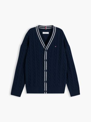 Детские кардиганы Tommy Hilfiger Kids' Tipped Cardigan — фото 5