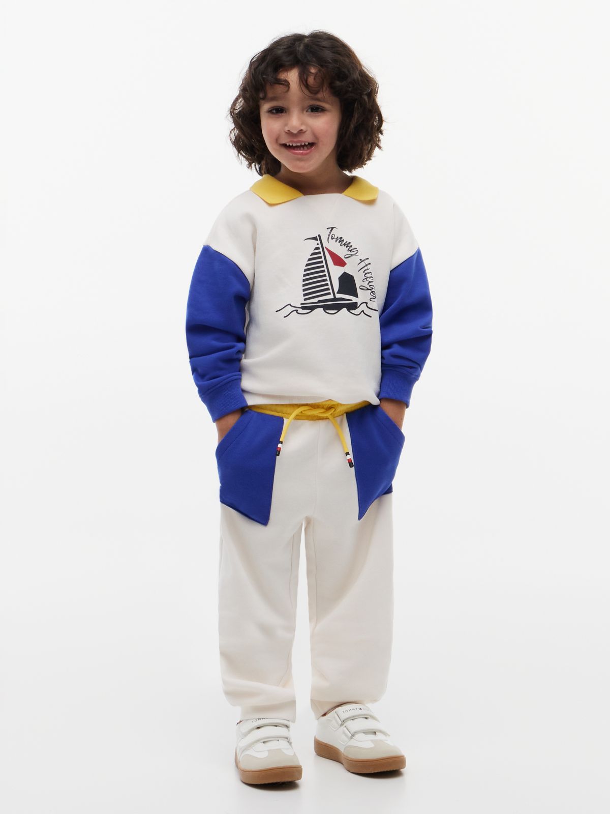 Kids' Nautical Sweatpant — Ancient White