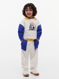 Kids' Nautical Sweatpant — Ancient White 2