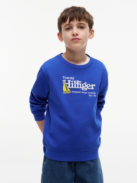 Детские худи Tommy Hilfiger Kids' Embroidered Sailboat Sweatshirt