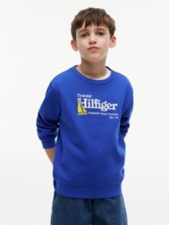 Kids' Embroidered Sailboat Sweatshirt — Noble Blue 1