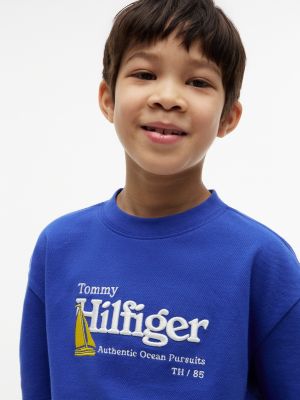 Детские футболки Tommy Hilfiger Kids' Embroidered Sailboat T-Shirt — фото 3