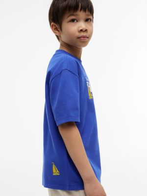 Детские футболки Tommy Hilfiger Kids' Embroidered Sailboat T-Shirt — фото 4