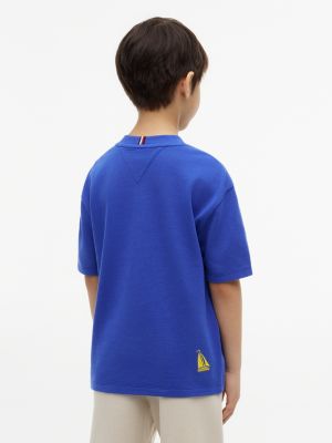 Детские футболки Tommy Hilfiger Kids' Embroidered Sailboat T-Shirt — фото 5