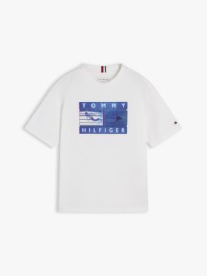 Детские футболки Tommy Hilfiger Kids' Tommy Surf Graphic T-Shirt — фото 5