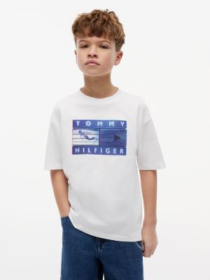 Kids' Tommy Surf Graphic T-Shirt, White