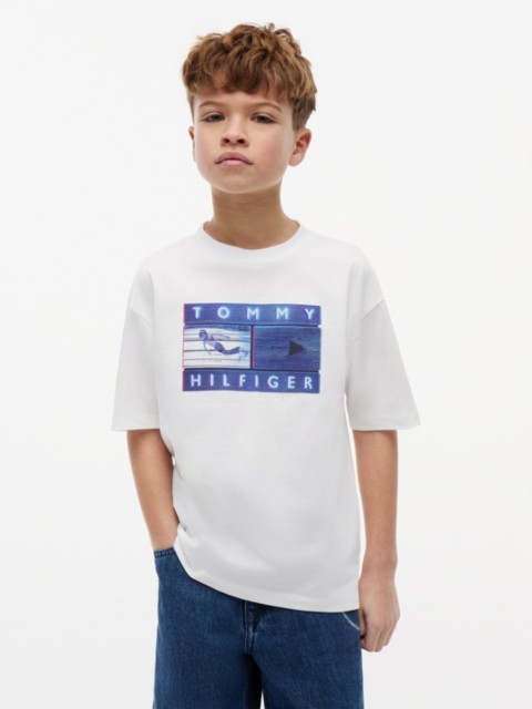 Детские футболки Tommy Hilfiger Kids' Tommy Surf Graphic T-Shirt