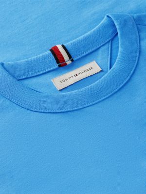 Детские футболки Tommy Hilfiger Kids' Tonal Flag Logo T-Shirt — фото 7
