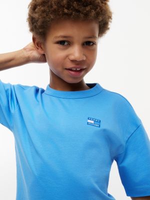 Детские футболки Tommy Hilfiger Kids' Tonal Flag Logo T-Shirt — фото 3