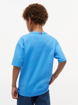 Детские футболки Tommy Hilfiger Kids' Tonal Flag Logo T-Shirt — фото 5