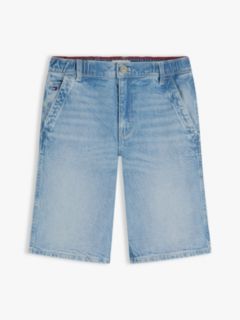 Kids' Baggy Denim Sailor Short — Light Denim 5