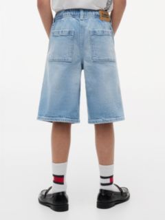 Kids' Baggy Denim Sailor Short — Light Denim 4