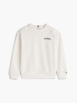 Kids' Monotype Logo Sweatshirt, Ancient White