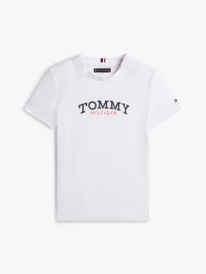 Kids' Tommy Logo T-Shirt, White